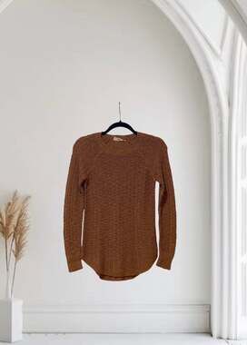 Brown Pink Republic Long Sweater Size XS